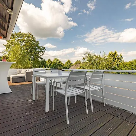 Heimathafen Solituede - Hafenmeister - Elegante Mit 2 Schlafzimmern Und Terrasse * 플렌스부르크